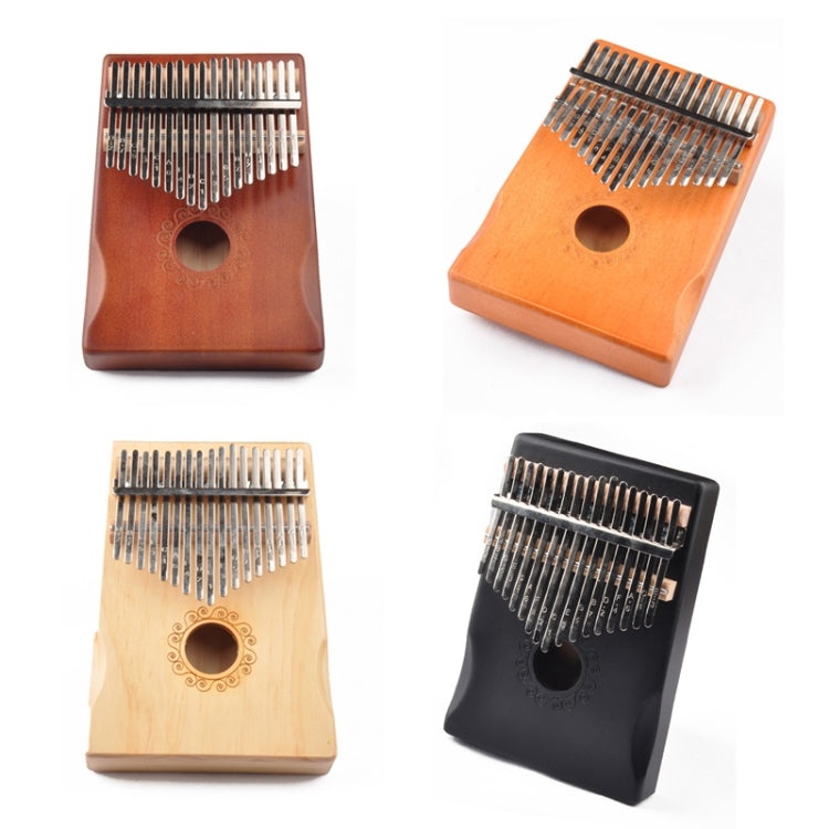 17-Tone Thumb Piano Kalimba Beginners Introduction Finger Piano, Brown, Brown Kit, Yellow, Yellow Kit, Wooden, Wooden Kit, Black, Black Kit – Durable Build, Easy to Use