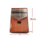 17-Tone Thumb Piano Kalimba Beginners Introduction Finger Piano, Brown, Brown Kit, Yellow, Yellow Kit, Wooden, Wooden Kit, Black, Black Kit – Durable Build, Easy to Use