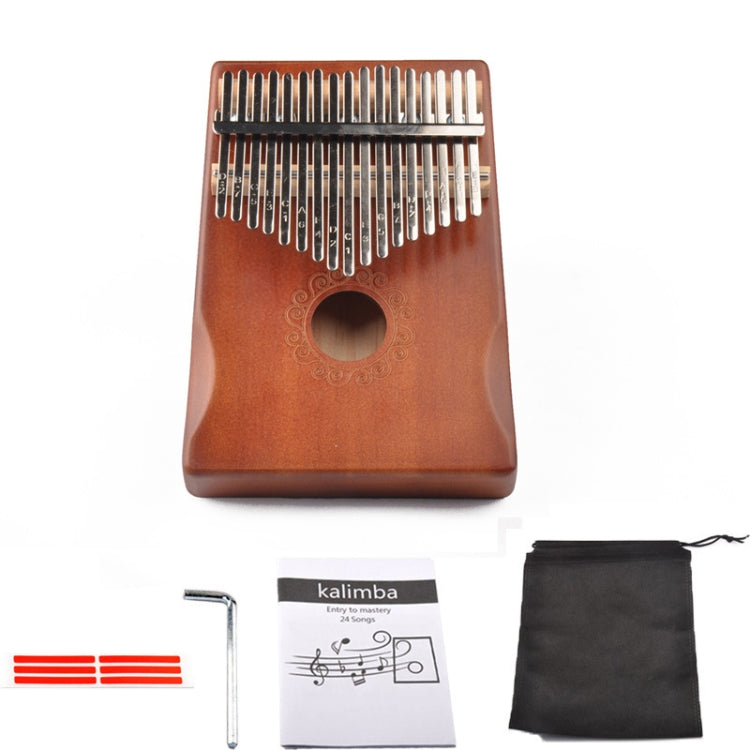 17-Tone Thumb Piano Kalimba Beginners Introduction Finger Piano, Brown, Brown Kit, Yellow, Yellow Kit, Wooden, Wooden Kit, Black, Black Kit – Durable Build, Easy to Use Brown Kit