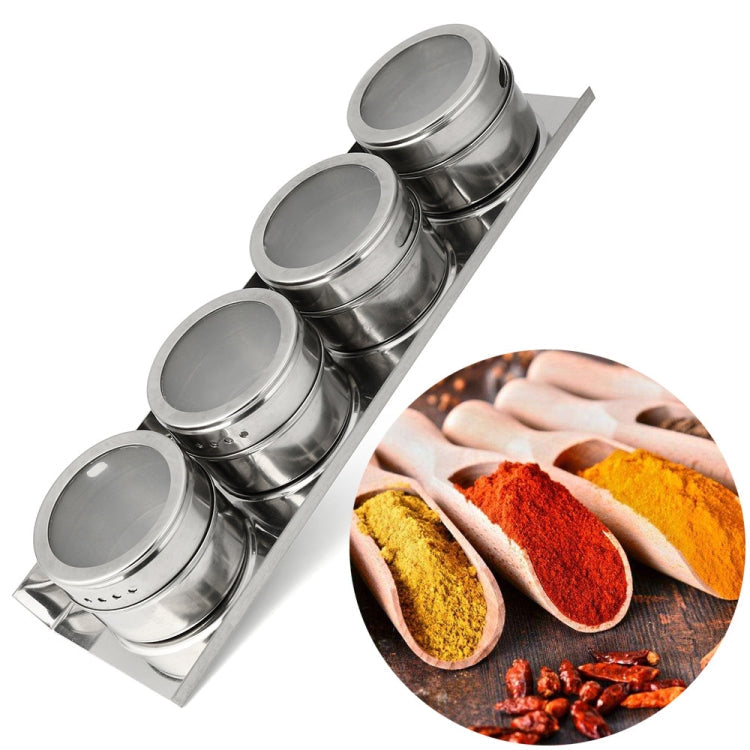 Stainless Steel Magnetic Kitchen Seasoning Cruet Set, Stainless Steel Seasoning Cruet Set Stainless Steel Seasoning Cruet Set