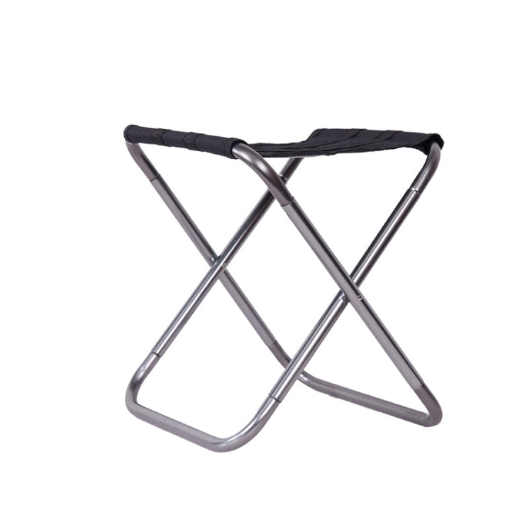 Outdoor Portable Camping Folding Chair 7075 Aluminum Alloy Fishing Barbecue Stool, Size: 24.5x22.5x27cm, Camping Folding Chair (Silver Gray), Camping Folding Chair (Gold), Camping Folding Chair (Red), Camping Folding Chair (Blue) Camping Folding Chair (Silver Gray) Silver Gray