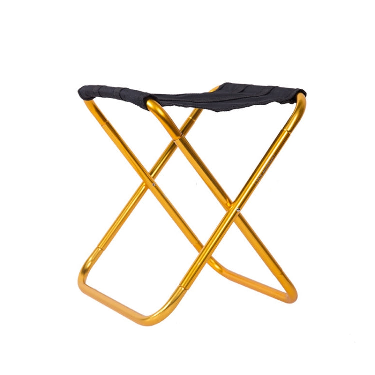 Outdoor Portable Camping Folding Chair 7075 Aluminum Alloy Fishing Barbecue Stool, Size: 24.5x22.5x27cm, Camping Folding Chair (Silver Gray), Camping Folding Chair (Gold), Camping Folding Chair (Red), Camping Folding Chair (Blue) – Wear-resistant,... Camping Folding Chair (Gold) Gold