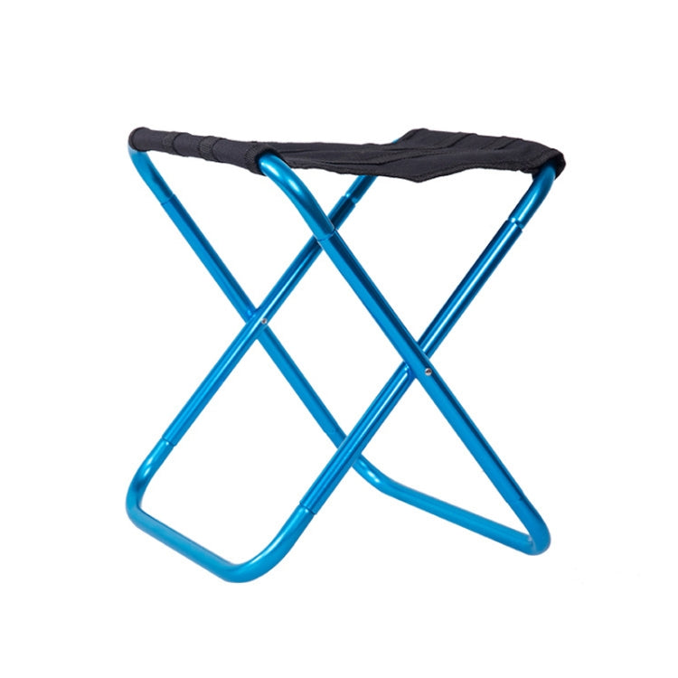 Outdoor Portable Camping Folding Chair 7075 Aluminum Alloy Fishing Barbecue Stool, Size: 24.5x22.5x27cm, Camping Folding Chair (Silver Gray), Camping Folding Chair (Gold), Camping Folding Chair (Red), Camping Folding Chair (Blue) – Wear-resistant,... Camping Folding Chair (Blue) Blue