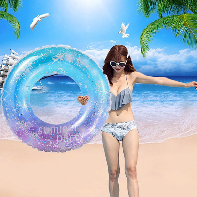 Sequins Starry Sky Mermaid Adult Swimming Ring Children Armpit Swimming Ring, Size: 70cm, 60cm, 70cm, 80cm, 90cm, 90cm (With Handle) 60cm