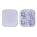 Household Cat Paw Shape Creative Silicone Ice Box Ice Cube Mold Ice Hockey DIY Food Supplement Box with Lid, Cat Paw Shape(Lilac Purple), Cat Paw Shape(Shrimp Red), Cat Paw Shape(Vegetation Green), Cat Paw Shape(Blue Green), Cat Paw Shape(Pink Purple) Cat Paw Shape(Lilac Purple) Lilac Purple