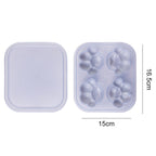 Household Cat Paw Shape Creative Silicone Ice Box Ice Cube Mold Ice Hockey DIY Food Supplement Box with Lid, Cat Paw Shape(Lilac Purple), Cat Paw Shape(Shrimp Red), Cat Paw Shape(Vegetation Green), Cat Paw Shape(Blue Green), Cat Paw Shape(Pink Purple)