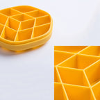 DIY Creative Hexagonal Ice Cube Mold Storage Box DIY Homemade Ice Tray, Hexagonal(White), Hexagonal(Red Blue)