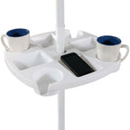 Outdoor Beach Umbrella Tube Cup Holder Sun Umbrella PP Plastic Tray, Sun Umbrella PP Tray – Durable Build, Easy to Use Sun Umbrella PP Tray
