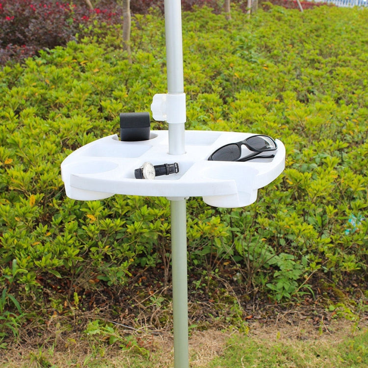 Outdoor Beach Umbrella Tube Cup Holder Sun Umbrella PP Plastic Tray, Sun Umbrella PP Tray – Durable Build, Easy to Use