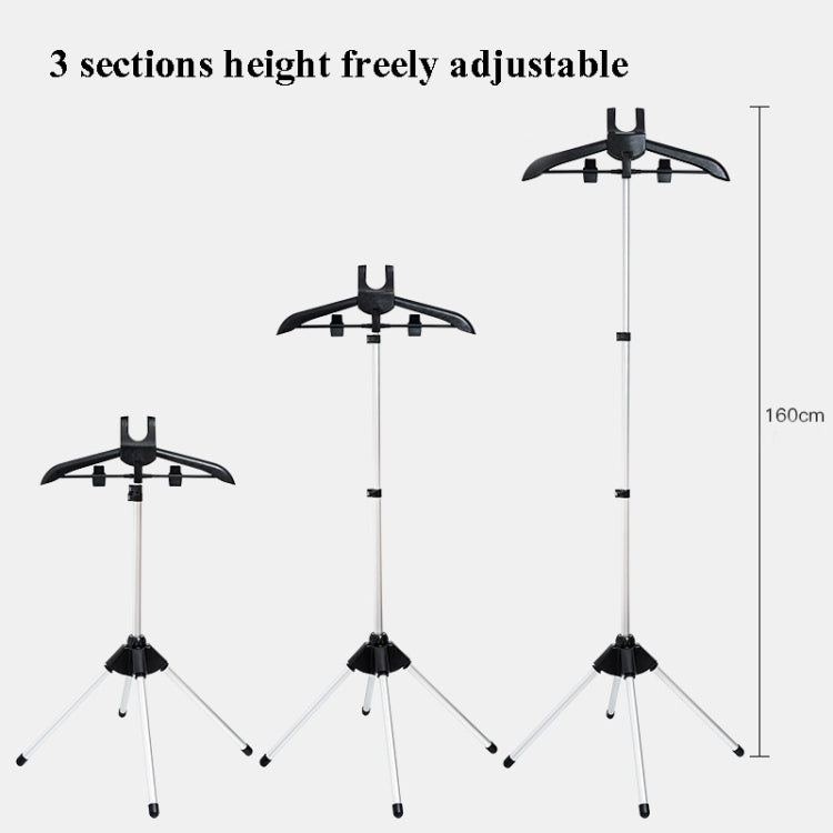 1.6m 3 in 1 Hanging Ironing Bracket Hanger Telescopic Metal Rod Mount, Metal Rod Mount – Aluminum Alloy