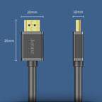 Jasoz 4K HDMI High-Definition Projector Cable Computer Video Cable Oxygen-Free Copper Core, Cable Length:, 8m, 10m, 15m, 20m – 4K
