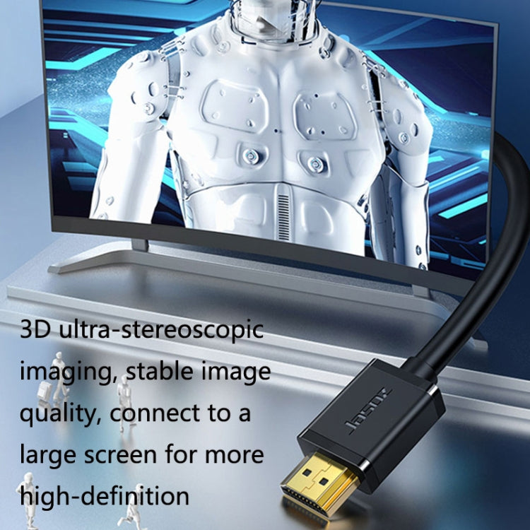 Jasoz 4K HDMI High-Definition Projector Cable Computer Video Cable Oxygen-Free Copper Core, Cable Length:, 8m, 10m, 15m, 20m – 4K