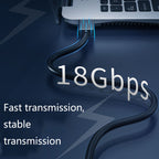 Jasoz 4K HDMI High-Definition Projector Cable Computer Video Cable Oxygen-Free Copper Core, Cable Length:, 8m, 10m, 15m, 20m – 4K