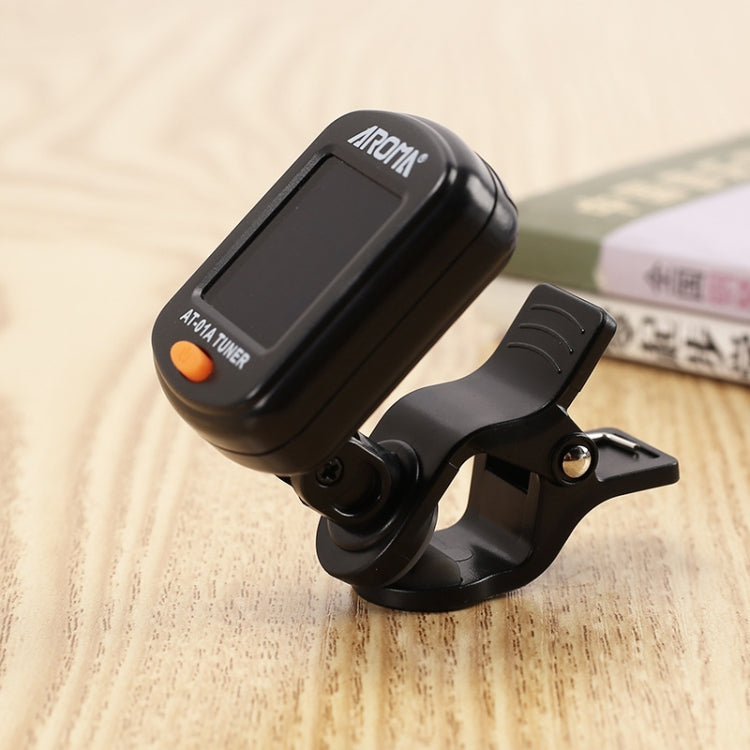AROMA Guitar Tuner Ukulele Violin Bass Multi-Function Electronic Tuner, AT-01A, AT-200D AT-01A