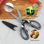 4 PCS Kitchen Scissors Multi-Function Home Stainless Steel Scissors, 4 in 1 Kitchen Scissors
