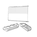 DOBE TNS-1133B Host Protection Kit + Left And Right Handle Crystal Anti-Fall Protection Cover For Switch OLED, TNS-1133B(Transparent Color) TNS-1133B(Transparent Color)