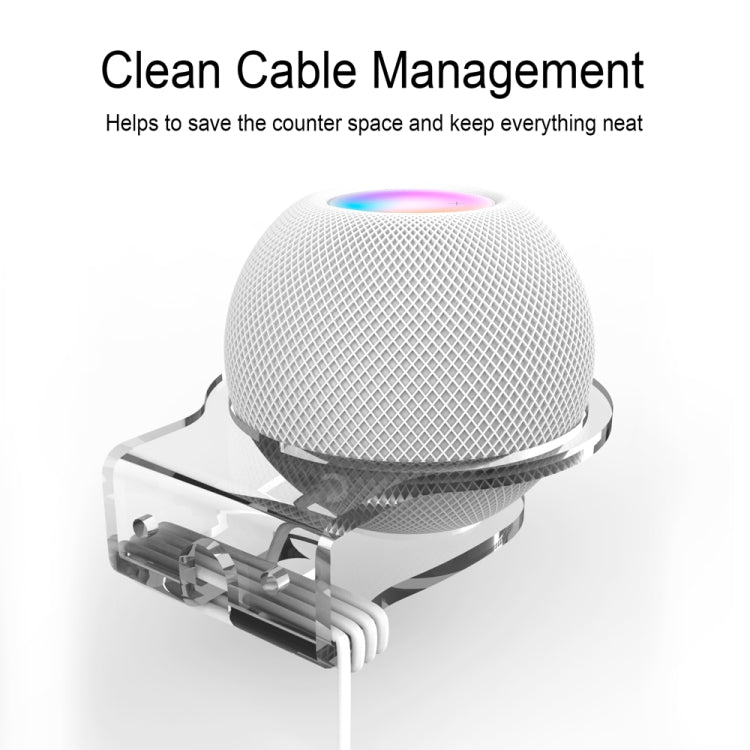 JP02Y Mount – Wall-Mounted / Desktop Acrylic Bracket For Apple HomePod Mini, For...