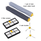 Robot Sweeping Brush + Hypa Filter + Triangle Side Brush For iRobot 800 960