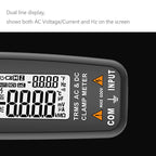 BSIDE ACM91 Digital Clamp Meter AC/DC Current 1mA True RMS Auto Range Capacitor Tester Multimeter, ACM91 Blue, ACM91 Black, ACM91 Grey