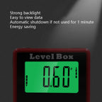 Precision Digital Inclinometer Electron Goniometers 4x90 Degree Magnetic Base Digital Protractor Angle Finder Bevel Box