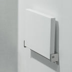 TX-116N-UP Bathroom Shower Seat Elderly Household Wall-Mounted Toilet Folding Stool, Black, White