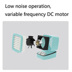A5 Mini Humidifying Refrigeration Air Conditioning Fan USB Home Desktop Water Cooling Fan, Vintage Green, Mint Green, Ivory Camel, Girl Pink