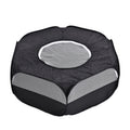 Folded Small Pet Fence Outdoor Workout Game Crawling Small Animal Tent, Specification：, With Cover and Side Cloth (Black), With Cover and Side Cloth (Blue), With Side Cloth (Black), With Side Cloth (Blue) With Cover and Side Cloth (Black)
