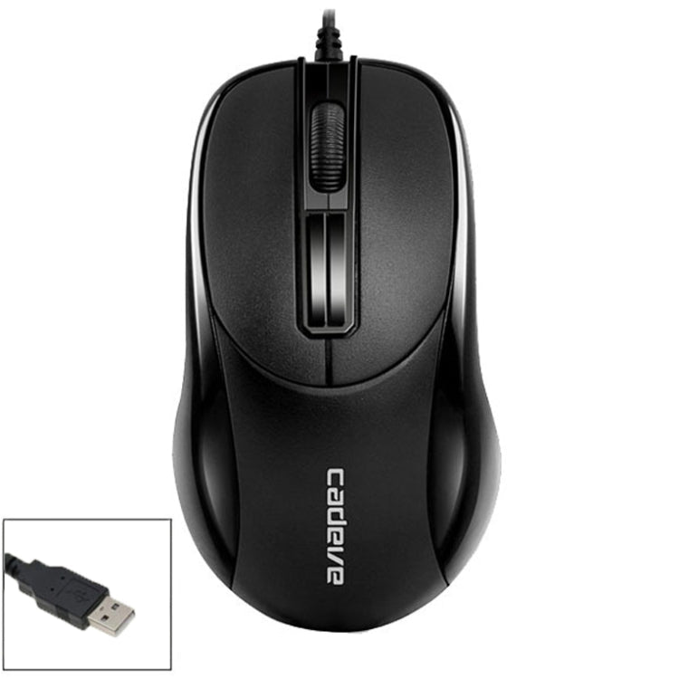 2 PCS Cadeva 006 3 Keys Wired Mouse Household Computer Mouse, USB Interface, PS/2 Interface – Durable Build, Easy to Use USB Interface