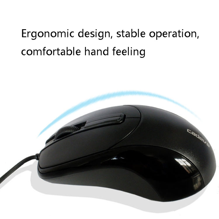 2 PCS Cadeva 006 3 Keys Wired Mouse Household Computer Mouse, USB Interface, PS/2 Interface – Durable Build, Easy to Use