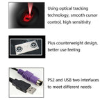 2 PCS Cadeva 006 3 Keys Wired Mouse Household Computer Mouse, USB Interface, PS/2 Interface – Durable Build, Easy to Use