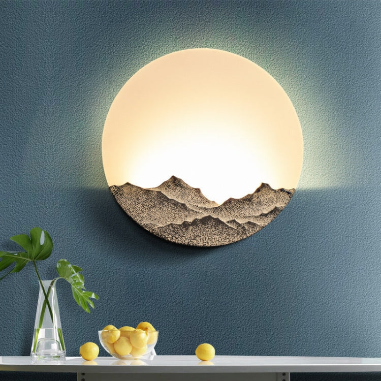 Chinese Style Wall Lamp LED Bedroom Bedside Lamp Living Room Decoration Lamps, Mud Color Small, Mud Color Medium, Ancient Silver Small, Ancient Silver Medium, Ancient Silver Large Mud Color Small