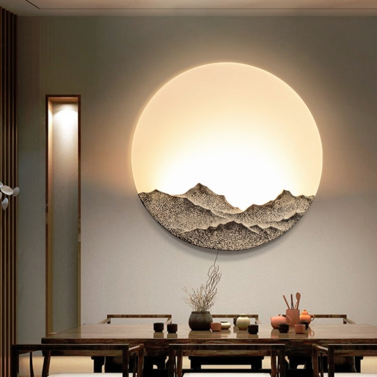 Chinese Style Wall Lamp LED Bedroom Bedside Lamp Living Room Decoration Lamps, Mud Color Small, Mud Color Medium, Ancient Silver Small, Ancient Silver Medium, Ancient Silver Large