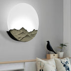 Chinese Style Wall Lamp LED Bedroom Bedside Lamp Living Room Decoration Lamps, Mud Color Small, Mud Color Medium, Ancient Silver Small, Ancient Silver Medium, Ancient Silver Large
