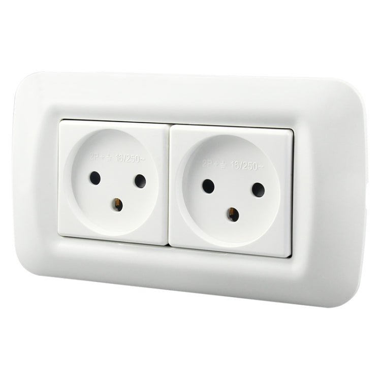 PC Panel Duplex Israel Three-Hole Wall Power Socket Default Title
