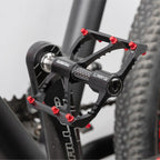 1 Pair PROMEND Titanium Axle Carbon Tube Bicycle Pedal Mountain Bike Road Bike 3 Palin Pedal, PD-M86C-TI