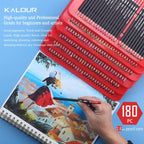 KALOUR 180 Colors Color Lead Set Painted Pencils Art Painting Supplies, 180 Colors Art Painting