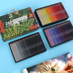 BRUTFUNER 520 Colors Color Lead Set Art Painting Oily Hand-Painted Color Lead, 520 Colors Hand-Painted
