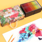 BRUTFUNER 520 Colors Color Lead Set Art Painting Oily Hand-Painted Color Lead, 520 Colors Hand-Painted