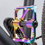 1 Pair PROMEND Three Peilin Bearing Aluminum Alloy CNC Bicycle Colorful Pedal, PD-M86CY, PD-R87CY