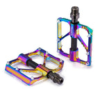 1 Pair PROMEND Three Peilin Bearing Aluminum Alloy CNC Bicycle Colorful Pedal, PD-M86CY, PD-R87CY PD-M86CY