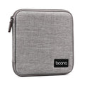 Baona BN-F021 Car Home DVD CD Storage Bag Game CD Storage Bag For PS4, Grey, Black Grey