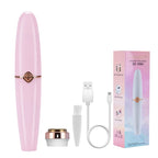 Ladies Shaver 2 In 1 Lipstick Epilator Mini Face Shaver, Pink, White