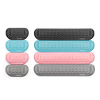 Baona Silicone Memory Cotton Wrist Pad Massage Hole Keyboard Mouse Pad, Style:, Mouse Pad (Blue), Mouse Pad (Gray), Mouse Pad (Black), Mouse Pad (Pink), Medium Keyboard Rest (Blue), Medium Keyboard Rest (Gray), Medium Keyboard Rest (Black)... – Non-slip