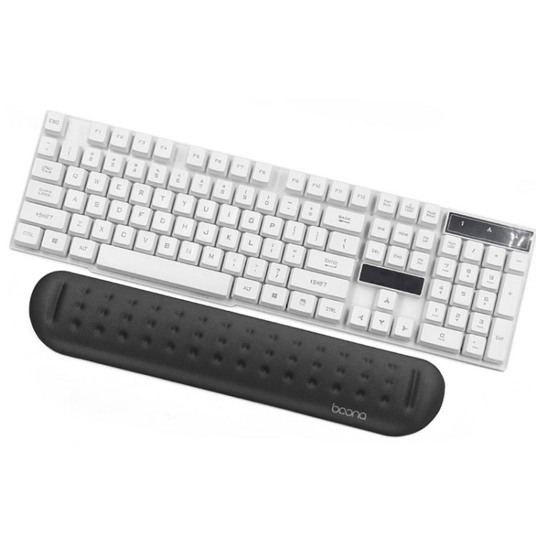 Baona Silicone Memory Cotton Wrist Pad Massage Hole Keyboard Mouse Pad, Style:, Mouse Pad (Blue), Mouse Pad (Gray), Mouse Pad (Black), Mouse Pad (Pink), Medium Keyboard Rest (Blue), Medium Keyboard Rest (Gray), Medium Keyboard Rest (Black)... – Non-slip