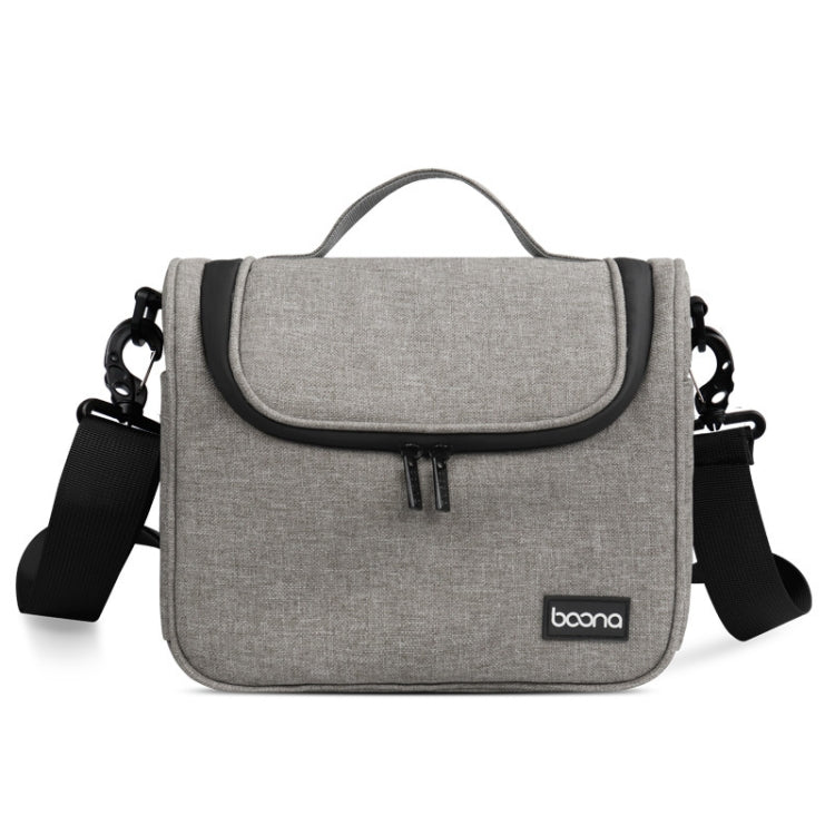 Baona BN-H011 Digital SLR Camera Bag Lens Storage Shoulder Bag, BN-H011 (Black), BN-H011 (Gray) – Waterproof, Wear-resistant, Leather BN-H011 (Gray) Gray