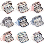 Large Capacity Canvas Pencil Case & Stationery Bag