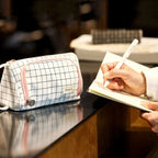 Large Capacity Canvas Pencil Case & Stationery Bag