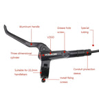 Meroca M800 Bicycle Brake Mountain Bike Universal Bilateral Brake Oil Pressure Disc Brake, Style:, 1 Pair Oil Brakes, 1 Pair Oil Brakes + 1 Pair Disc Brakes, Right Front 800mm, Left Back 1400mm, Right Front 800mm + Disc Brake                           ...