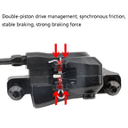 Meroca M800 Bicycle Brake Mountain Bike Universal Bilateral Brake Oil Pressure Disc Brake, Style:, 1 Pair Oil Brakes, 1 Pair Oil Brakes + 1 Pair Disc Brakes, Right Front 800mm, Left Back 1400mm, Right Front 800mm + Disc Brake                           ...