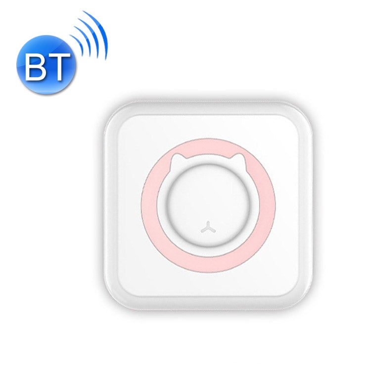 Convenient Pocket Mini Printer Student Wrong Question Thermal Bluetooth Mobile Phone Photo Data Note Printer, Blue, Pink – Bluetooth Pink Pink
